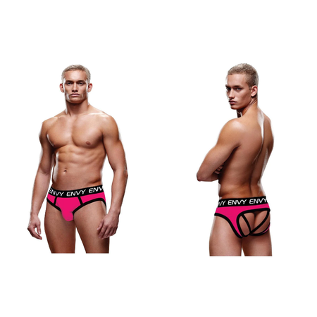 Envy Jock Briefs Black Pink