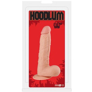 Hoodlum 8.5 דילדו PVC ריאליסטי גדול בהיר אורך 22 ס"מ עובי 4.5 ס"מ NMC