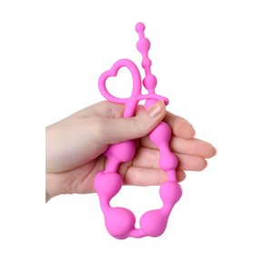 ToDo Long Sweety 34 cm חרוזים אנאליים ורודים