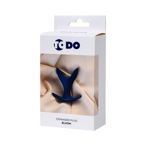 ToDo Bloom  פלאג סיליקון כחול קטן פתיחה 4.5 cm