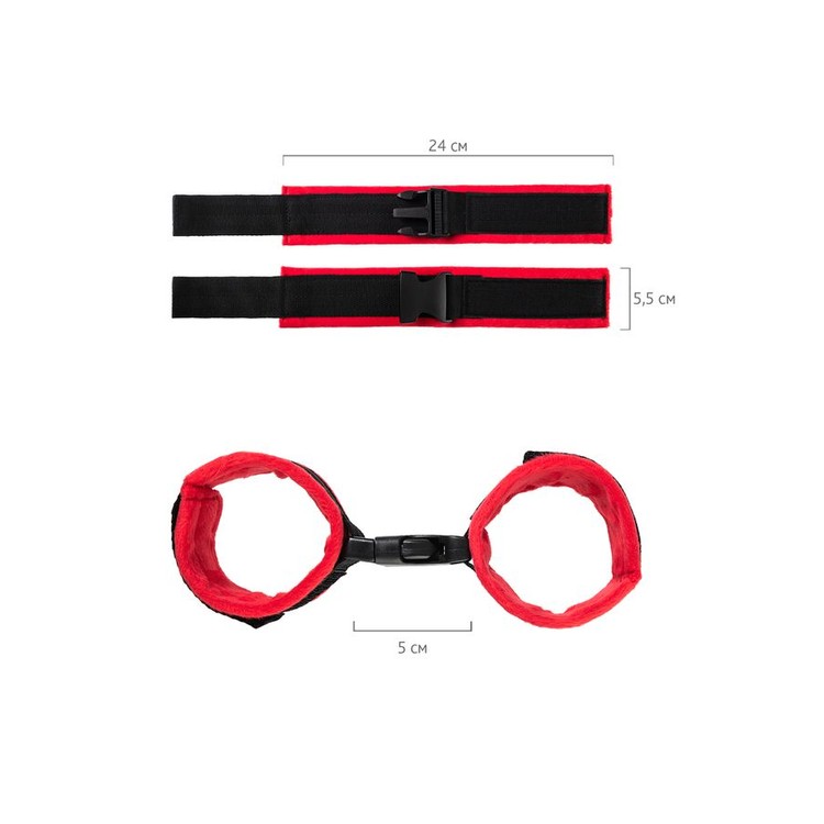 Anonymo handcuffs 0106 - Close-fitting cloth handcuffs