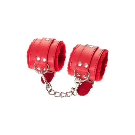 Anonymo handcuffs 0105 - אזיקי ידיים אדומים