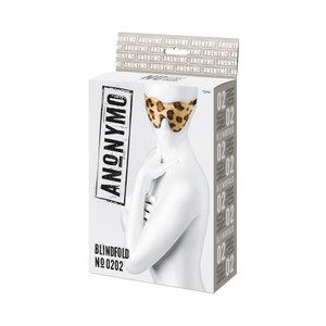 Anonymo Blindfold 0202 כיסוי עיניים פרוותי מנומר