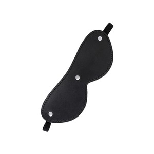 Anonymo Blindfold 0204 כיסוי עיניים דמוי עור עם ניטים