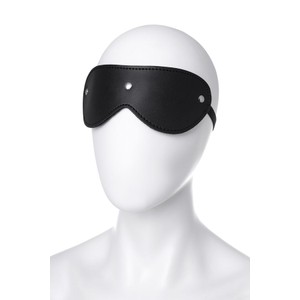 Anonymo Blindfold 0204 כיסוי עיניים דמוי עור עם ניטים