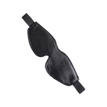 כיסוי עיניים שחור דמוי-עור Anonymo