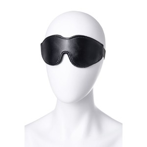 Anonymo Blindfold 0203 כיסוי עיניים שחור דמוי עור