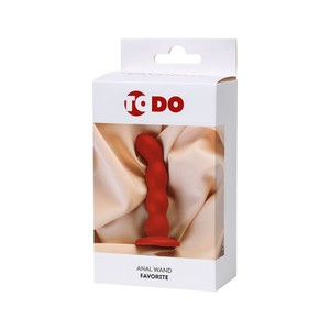 ToDo Favorite Dildo דילדו סיליקון אדום 13 ס"מ קטן