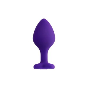ToDo Diamond Heart purple M פלאג סיליקון לב בינוני