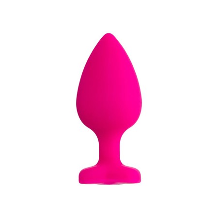 ToDo Diamond Heart pink L  פלאג סיליקון לב גדול