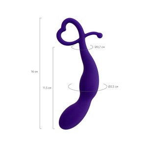 ToDo Wlap purple פלאג גירוי עם ידית לב