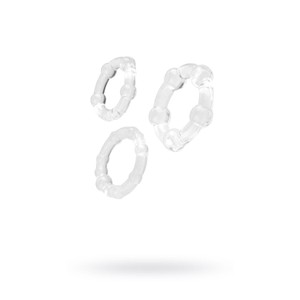 a-Toys Cockrings set סט 3 טבעות קוקרינג מסיליקון