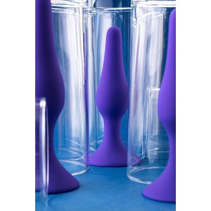 a-Toys  purple butt plug 12.5 cm פלאג סגול גדול