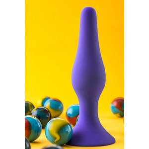 a-Toys  purple butt plug 12.5 cm פלאג סגול גדול