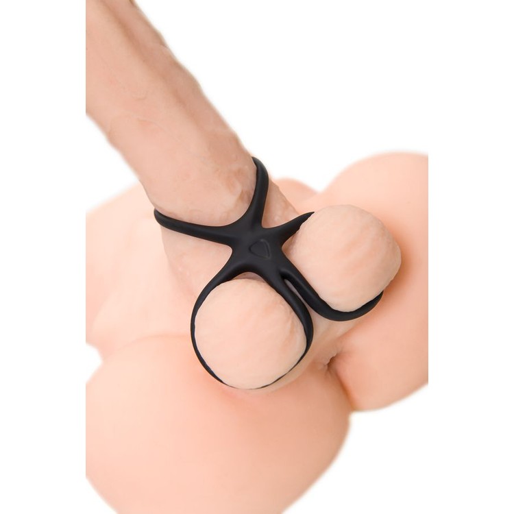 A-Toys Kraken טבעת פין לזיקפה סיליקון משולש