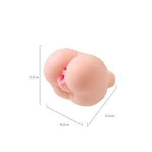Juicy Pussy Paula ישבן TPE דוגיסטייל - סגול