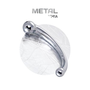Metal dildo S - Metal by Toyfa דילדו מתכת