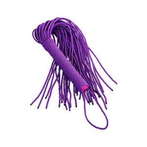 Theatre Rope Flogger - lilac פלוגר חבלים בצבע סגול