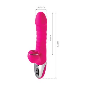 JOS To-Frolly ויברטור לגירוי משולב זז + גלי יניקה
