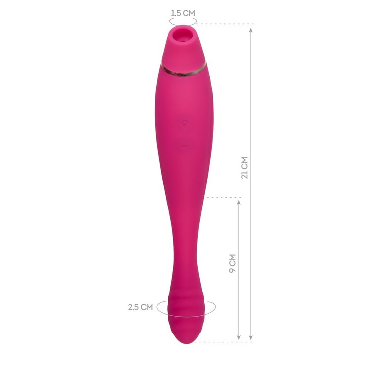 JOS Danvi וויברטור שואב יונק דו-צדדי בצבע ורוד