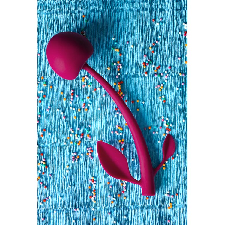 Jos Cherry ביצה סינית מסיליקון במראה דובדבן