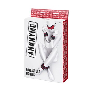 Anonymo Bondage Set 0705 ערכת קשירה בצבע אדום