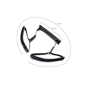 Anonymo Sex Sling 0703 ערכת קשירה צוואר ירכיים דמוי עור