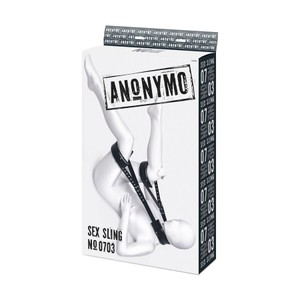 Anonymo Sex Sling 0703 ערכת קשירה צוואר ירכיים דמוי עור