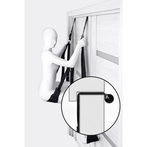 Anonymo Door Swing 0505 Silver Handcuffs for Hanging from the Door