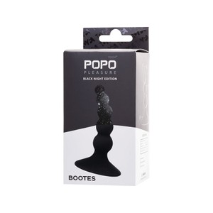 POPO Boots פלאג חרוזים שחור