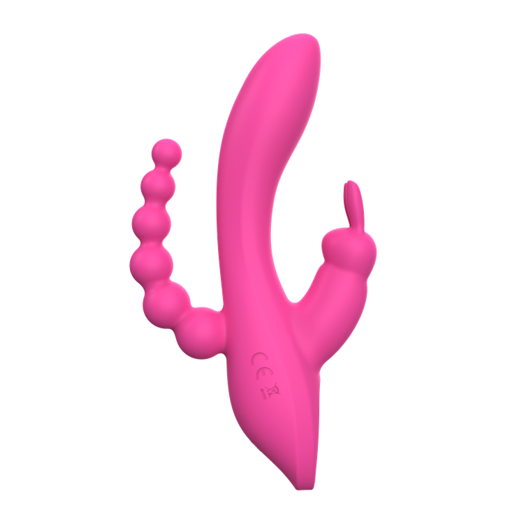 Tripel Candy ויברטור משולב לעונג משולש מבית Toy Box