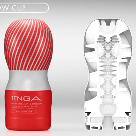 TENGA AIR FLOW CUP מאונן לגבר עם פתח אוויר