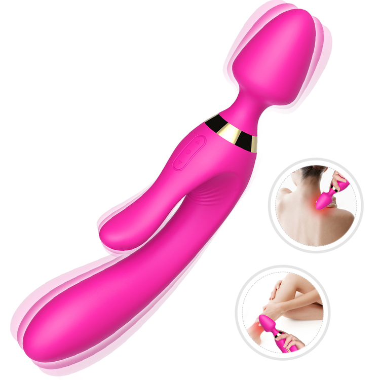 Dual Rabbit Wand ויברטור ארנבון דו צדדי Toy Box