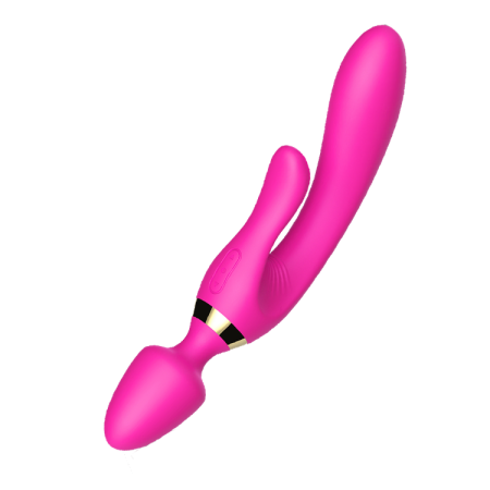 Toy Box Dual Rabbit Wand Two Sided Vibrator