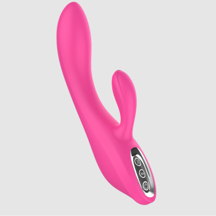 Dual Candy וויברטור ארנב לגירוי משולב - ורוד Toybox​