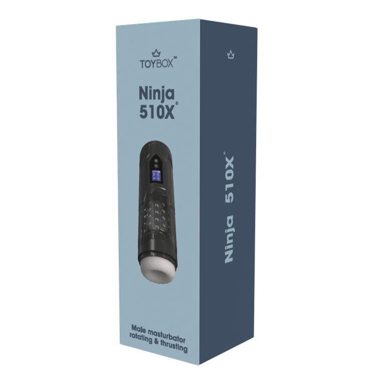 X510' Ninja Toy Box Thrusting Rotating Vibrator for Men