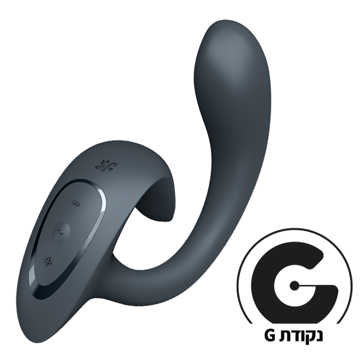 1 G for Goddess וויברטור לנקודת הג'י והדגדגן Satisfyer
