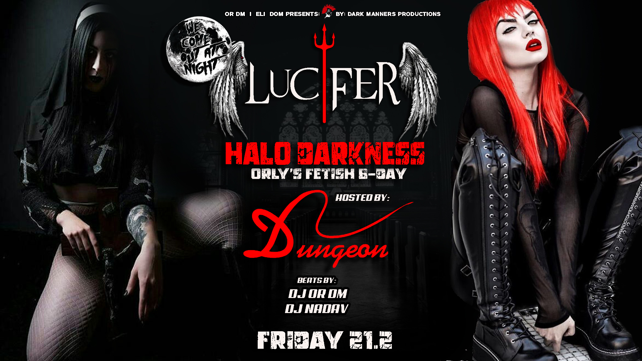 LUCIFER I ORLY'S B-DAY I HOSTED BY DUNGEON N FRIDAY 21.2.25