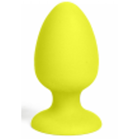 Get Ready M Yellow Silicone Anal Plug 4.5 cm