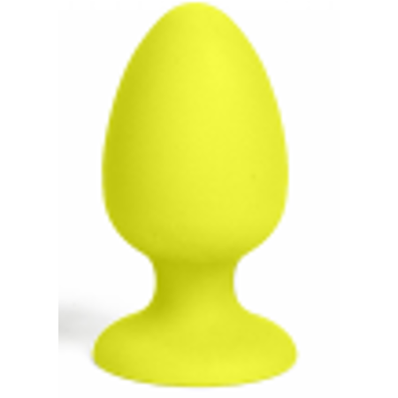 Get Ready XL 6.8 cm Silicone Anal Plug - Yellow