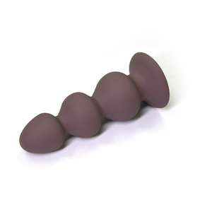 Style Vibes Sweetheart Purple Beads Booty Plug