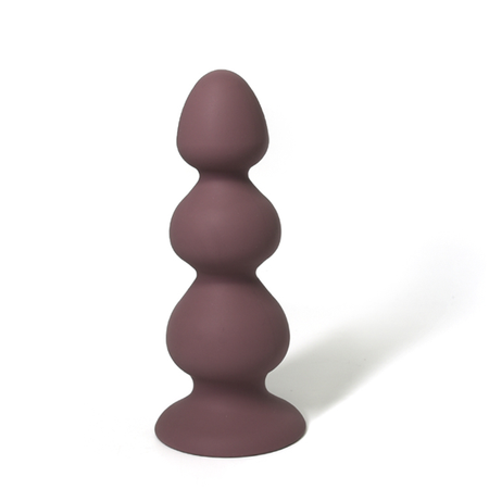 Style Vibes Sweetheart Purple Beads Booty Plug