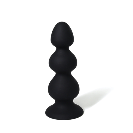 Style Vibes Sweetheart Black Beads Booty Plug