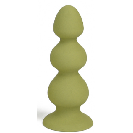 Style Vibes Sweetheart Green Beads Booty Plug