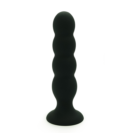 Ribbed Tall Dildo Plug Beads 6 cm thick