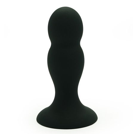 Ribbed Short Dildo Plug Beads 6 cm thick