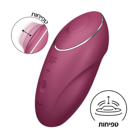 ויברטור רטט חיצוני Tap and Climax 1 Satisfyer