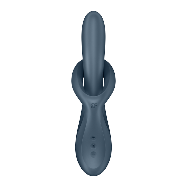 Heat Flex 4 וויברטור מתחמם ומסתובב עם טבעת לגירויי חיצוני Sa​tisfyer