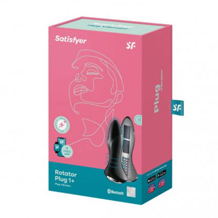 Rotator Plug+1 באט פלאג עם בסיס פנינים מסתובבות Satisfyer