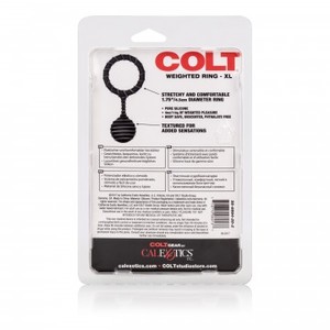 CalExotics Colt טבעת פין סיליקון מחוספס עם משקולת